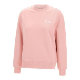 Sun 68 Sweatshirts, female, Pink, Size: XL Sweatshirt Basic Fleece