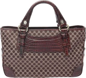 Celine Borsa a mano Boogie in tela Macadam 2000-2025 - Marrone