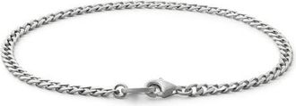 Miansai Mens Annex Cuban Chain Bracelet in Sterling Silver/Matte at Nordstrom, Size Large