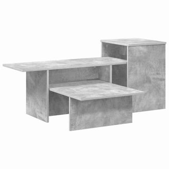 vidaXL Mesa Consola Gris Concreto 91,5 X 35 X 38,5 Cm Vidaxl