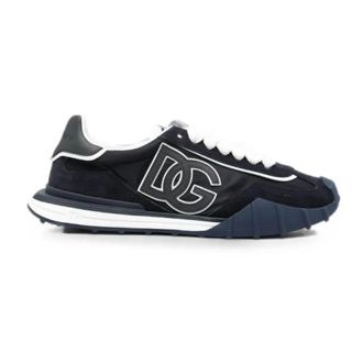 Dolce & Gabbana Heren, Schoenen, Blauw, Maat: 42 EU Leer