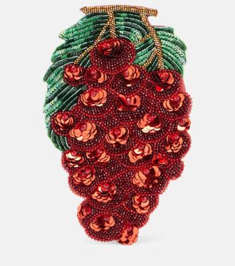 Alemais Mercado Small embellished clutch