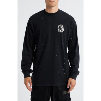 Billionaire Boys Club BB Oblivion Helmet Head Long Sleeve Graphic T-Shirt in Black at Nordstrom Rack, Size Xx-Large