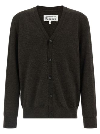 Maison Margiela Suede Patch Cardigan