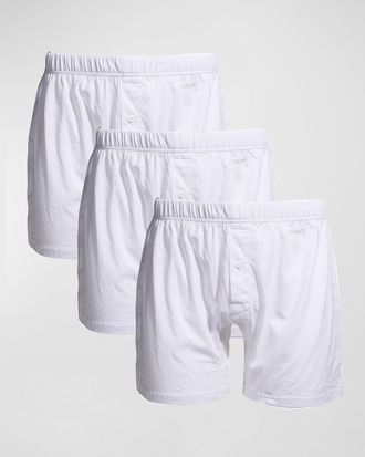 2(x)ist Men & apos;s 3-Pack Pima Cotton Knit Boxers