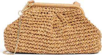 L*Space Harmony Convertible Raffia Clutch in Natural at Nordstrom, Size No Size