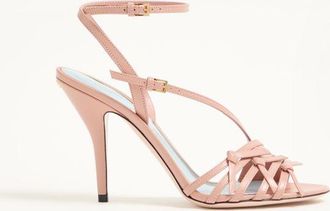 Valentino Garavani Sandalo Nodine In Capretto 100mm Donna PHARD 35.5