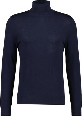 Profuomo Merino coltrui - Heren - Coltruien - Blauw - XL - Wol - Truien & Vesten