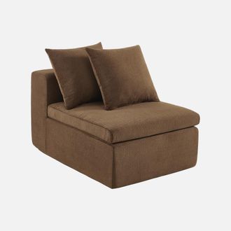 Sweeek M&oacute;dulo Para Sof&aacute; Envasado Al Vac&iacute;o Modular De Tela Chenilla
