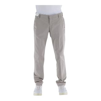 Entre Amis Straight Leg Chino Trousers with American Pockets