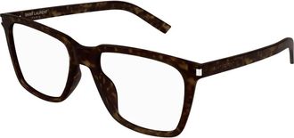 Saint Laurent SL 717 Slim Optisch Montuur - unisex - Brillen - Bruin - 54 MM - Accessoires