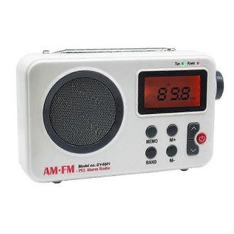 OEM Radio Port&aacute;til Am/fm, Radio Digital Para Ducha, Mini Radio Est&eacute;reo Con Conector Para Auriculares Y Pantalla Lcd, Versi&oacute;n Con Altavoz Y Conector Para A