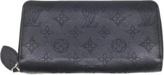 Louis Vuitton Tweedehands leren portemonnees - Heren - Vintage Accessoires - Zwart - ONE Size - Vintage