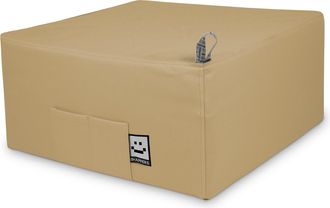 Happers Happers - Puff Cama Individual Para Una Persona Polipiel Beige &Uacute;nico Beige