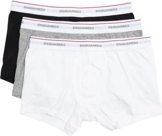 Dsquared2 Mid Waist Boxer Briefs Pack - Heren - Onderbroek - Veelkleurig - 3XL - Katoen - Ondergoed