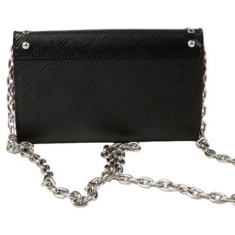 Louis Vuitton Pre-owned Cross Body Bags, female, Black, Size: ONE SIZE Pre-owned Twist WOC Shoulder Crossbody Bag