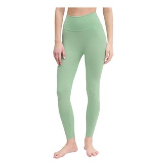 Casall Broeken, Dames, Groen, M, Scallop High Waist Seamless Tights