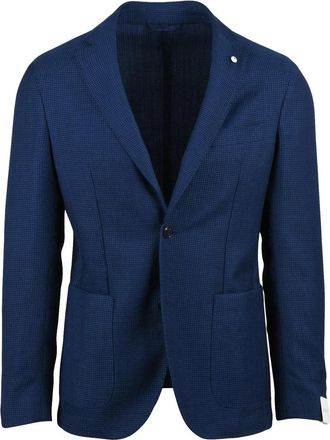 L.B.M. 1911 Royal Blue Tailored Wool Blazer
