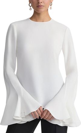 Lafayette 148 New York Godet Sleeve Blouse