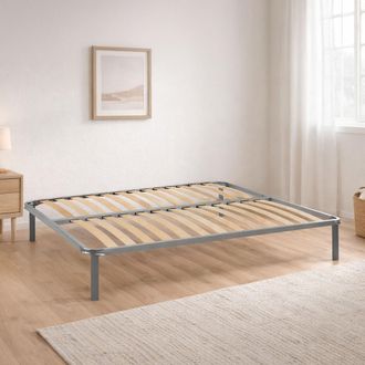 Talamo Italia Talamo Italia Sommier Orthop&eacute;dique Avec 14 Lattes, Adapt&eacute; Pour Un Lit Queen Size, Made In Italy, Sommier En Contreplaqu&eacute; De Bouleau, 140x200h34 Cm