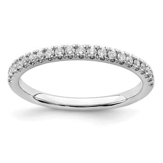 Diamond2Deal 14k Gold Lab Grown Diamond Wedding Band Ring 0.24Ct Clarity- VS Color- G-H