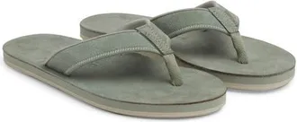 Hari Mari Pier II Leather Flip Flop in Palm at Nordstrom, Size 10