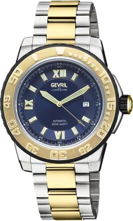 Gevril Group Seacloud Automatic Blue Dial Mens Watch 31259B