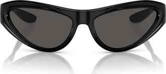Dolce & Gabbana Cat-eye Zonnebril - unisex - Zonnebrillen - Zwart - 60 MM - Accessoires