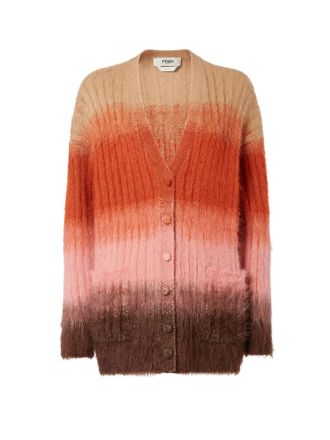 Fendi Mohair Blend Cardigan-Donna