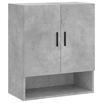 vidaXL Armario De Pared Madera De Ingenier&iacute;a Gris Hormig&oacute;n 60x31x70 Cm Vidaxl