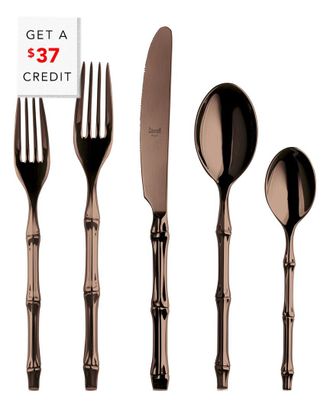 Mepra 5Pc Bali Flatware Set With $37 Credit