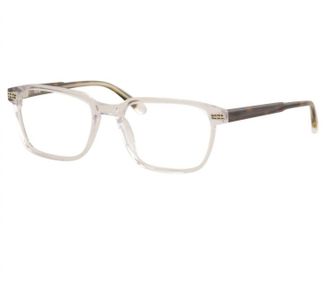 Original Penguin Mens Elliston Rectangle Eyeglasses In Crystal