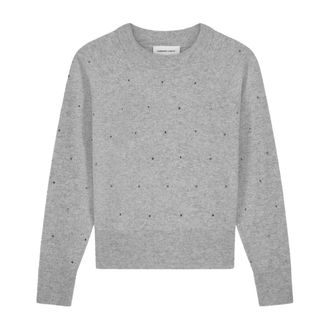 Fab By Fabienne Chapot Lidi Strass Trui - Dames - Sweatshirts - Grijs - S - Wol - Hoodies & sweatvesten