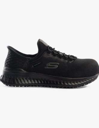 Skechers Womens Skechers Work 108152EC TILIDO - OMBRAY Womens Safety Trainers Black - Size: 7