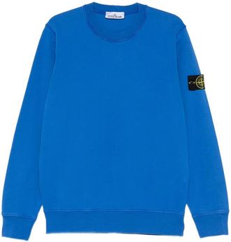 Stone Island Patch Crew Neck Sweatshirt