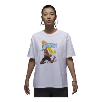 Nike Jordan (WMNS) Air Jordan Graphic T-shirt Asia Sizing White FV7123-100