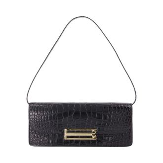 Victoria Beckham Shoulder Bags, female, Black, Size: ONE SIZE Dorian East-West Clutch