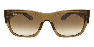 Ray-Ban RB0947S Carlos 664051 Mens Sunglasses Brown Size 56