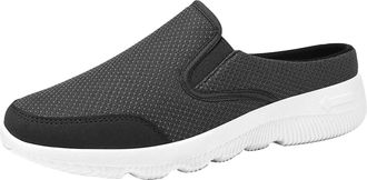 Generic Garden Clogs for Men Comfortable Slip On Shoes Breathable Mesh Clogs Beach Slipper Lightweight Platform Shoes Non Slip Shoe Soft Trainer Walking Shoe 