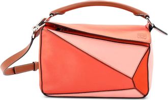 Loewe Puzzle Bag Leather Small satchel - Bruin