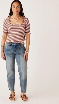 Carve Designs Austin Crop Jean in Favorite Fade at Nordstrom, Size 10