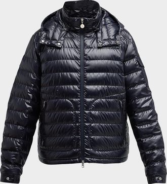 Moncler Men & apos;s Lauros Channeled Down Jacket