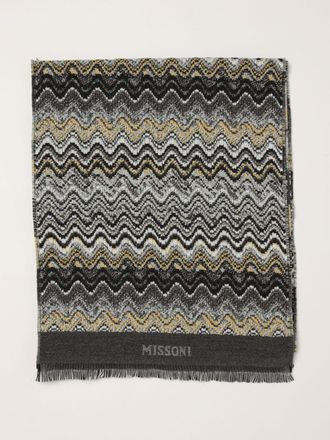 Missoni Multicolour Abstract Pattern Pure Virgin Wool Scarf