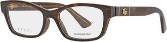Gucci GG0635O004 Cat-Eye Tortoiseshell Eyeglasses - Brown