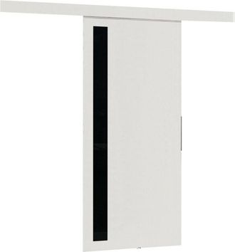 Mirjan24 Mobilier1 - Puerta Corredera Dover 126, Blanco + Negro
