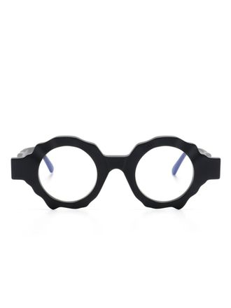 Kuboraum Occhiali G3 geometrici - Nero