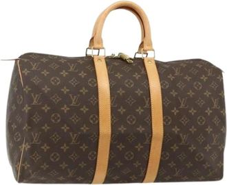 Louis Vuitton Pre-owned Weekend Bags, female, Brown, Size: ONE SIZE Pre-owned Boston Bag