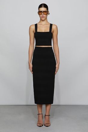 Et Ochs Remi Knit Skirt in Black at Nordstrom, Size Large