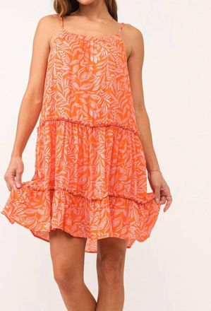 Dear John Denim Phoebe Tank Dress In Tropical Papaya