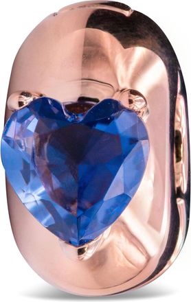Pandora Colours Blue Heart Solitaire Clip Charm